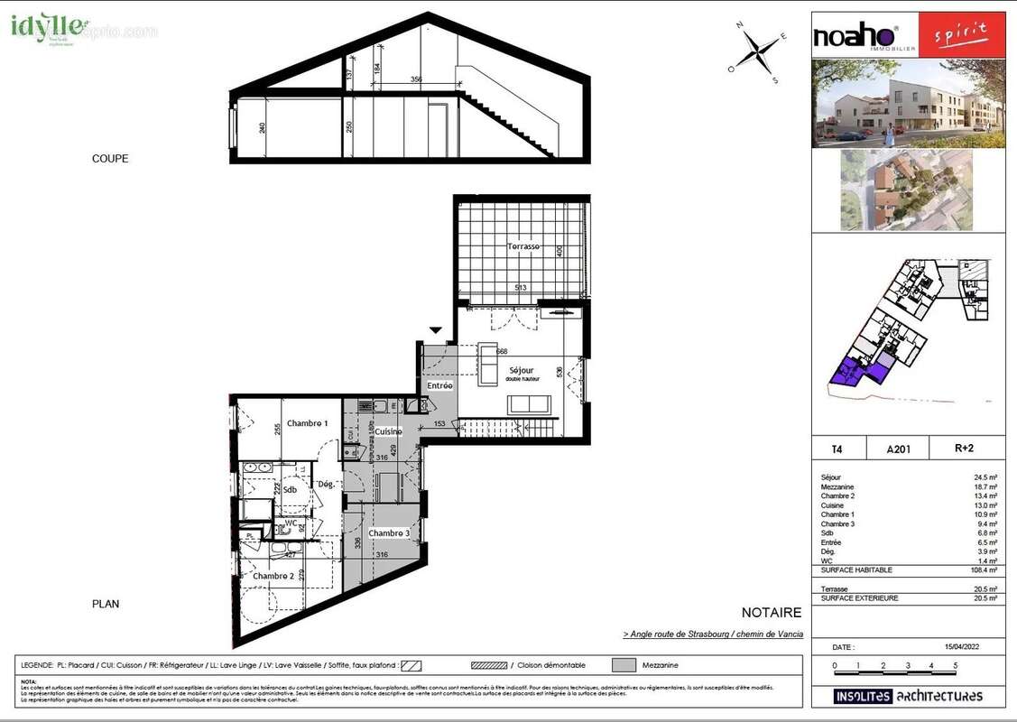 Appartement à RILLIEUX-LA-PAPE