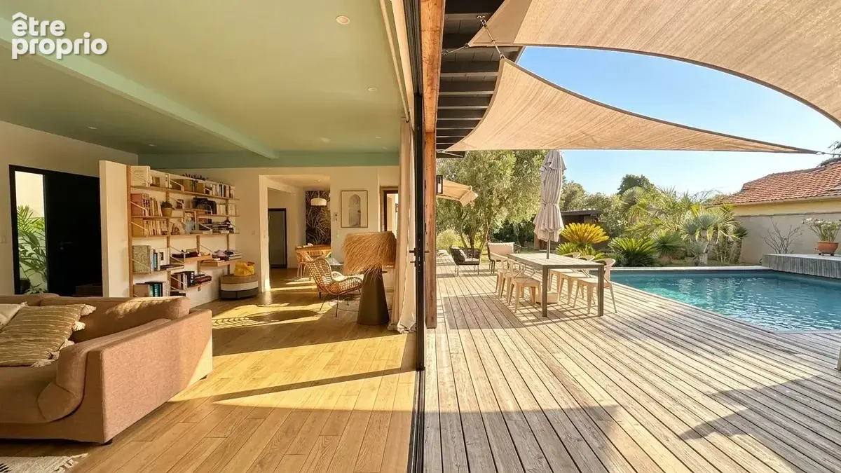 Tosse  à moins de 10 minutes des plages d'hossegor  superbe villa contemporaine de 210 m2propriété d'exception avec piscine - photo 3