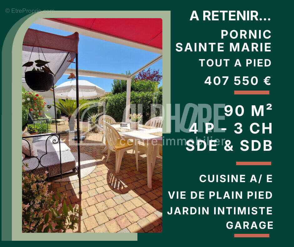 Pornic - Sainte Marie - 90 m² - 3 chambres - tout à pied - photo 10