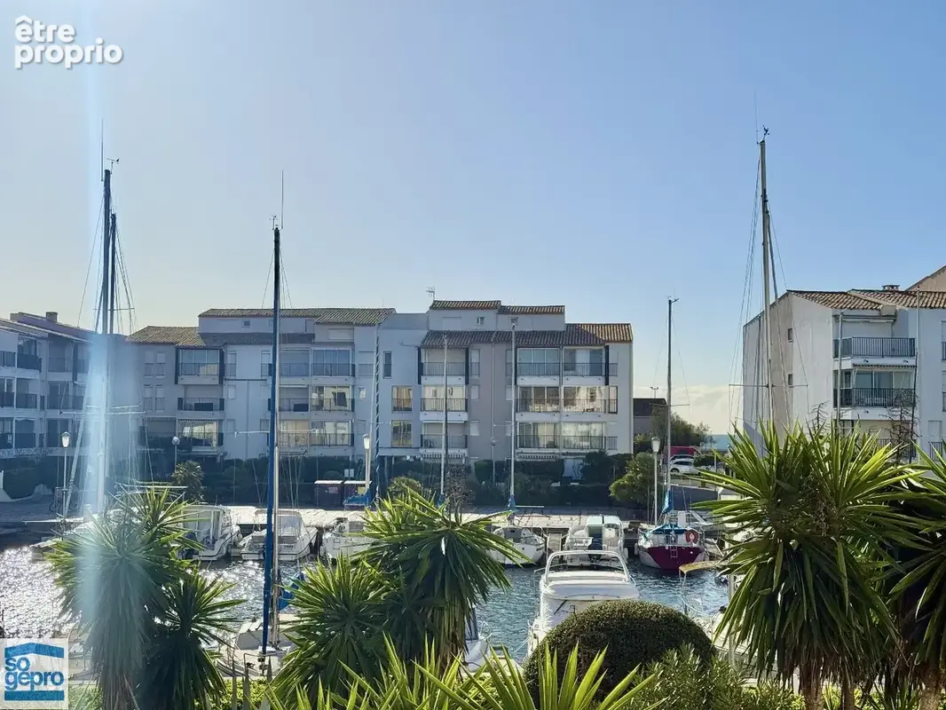 Réf : 2230 - Vente Studio Cabine avec superbe vue sur le Port du Cap d'Agde ! - photo 7