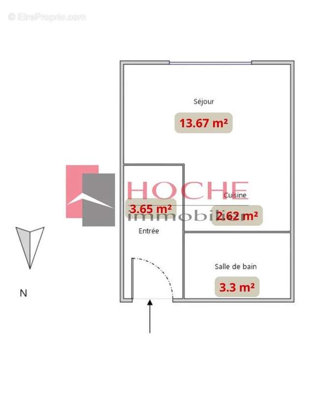 Studio - 24 m² - photo 13