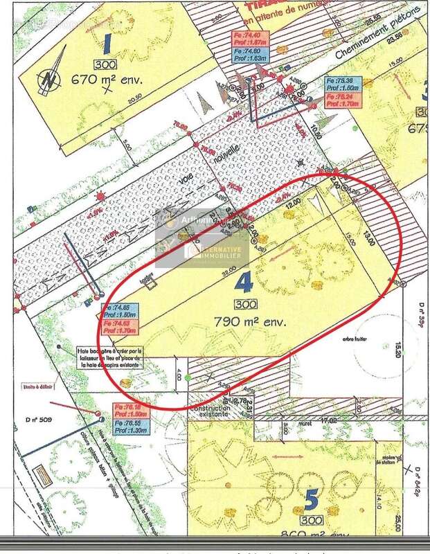 Terrain à LOUVIGNE-DE-BAIS