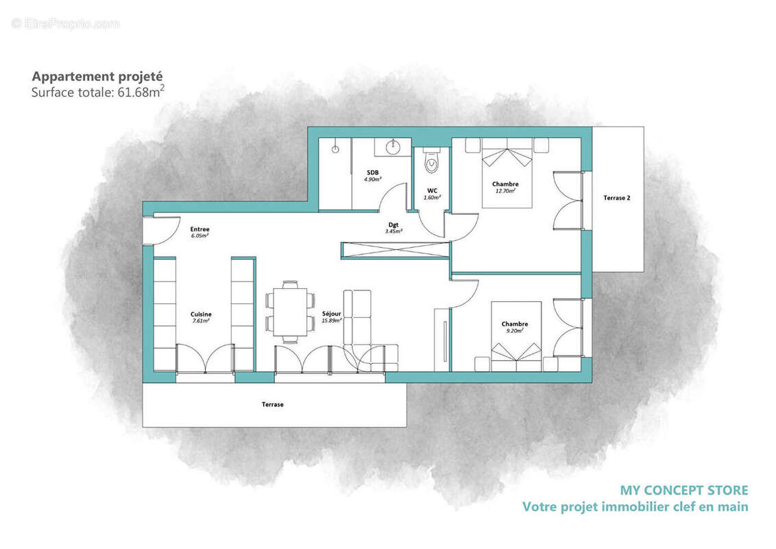 Appartement à LE BOURGET
