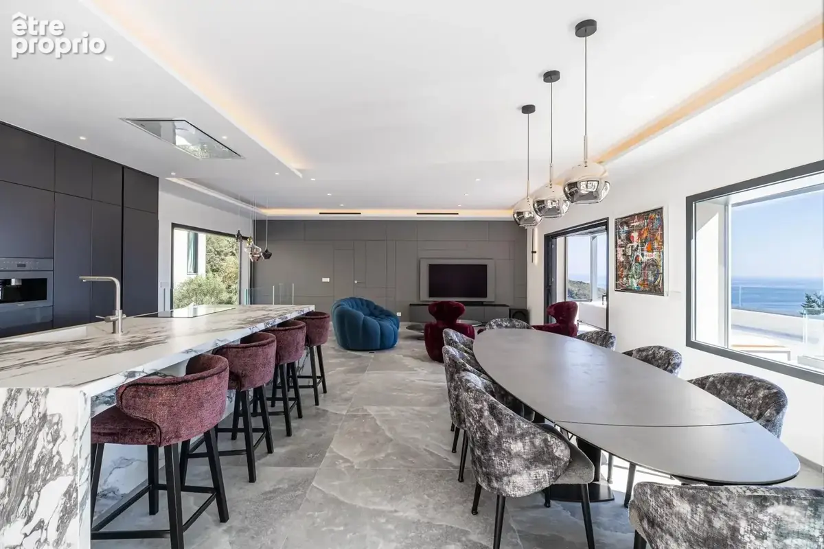 Èze – Villa contemporaine rénovée avec vue mer - photo 6