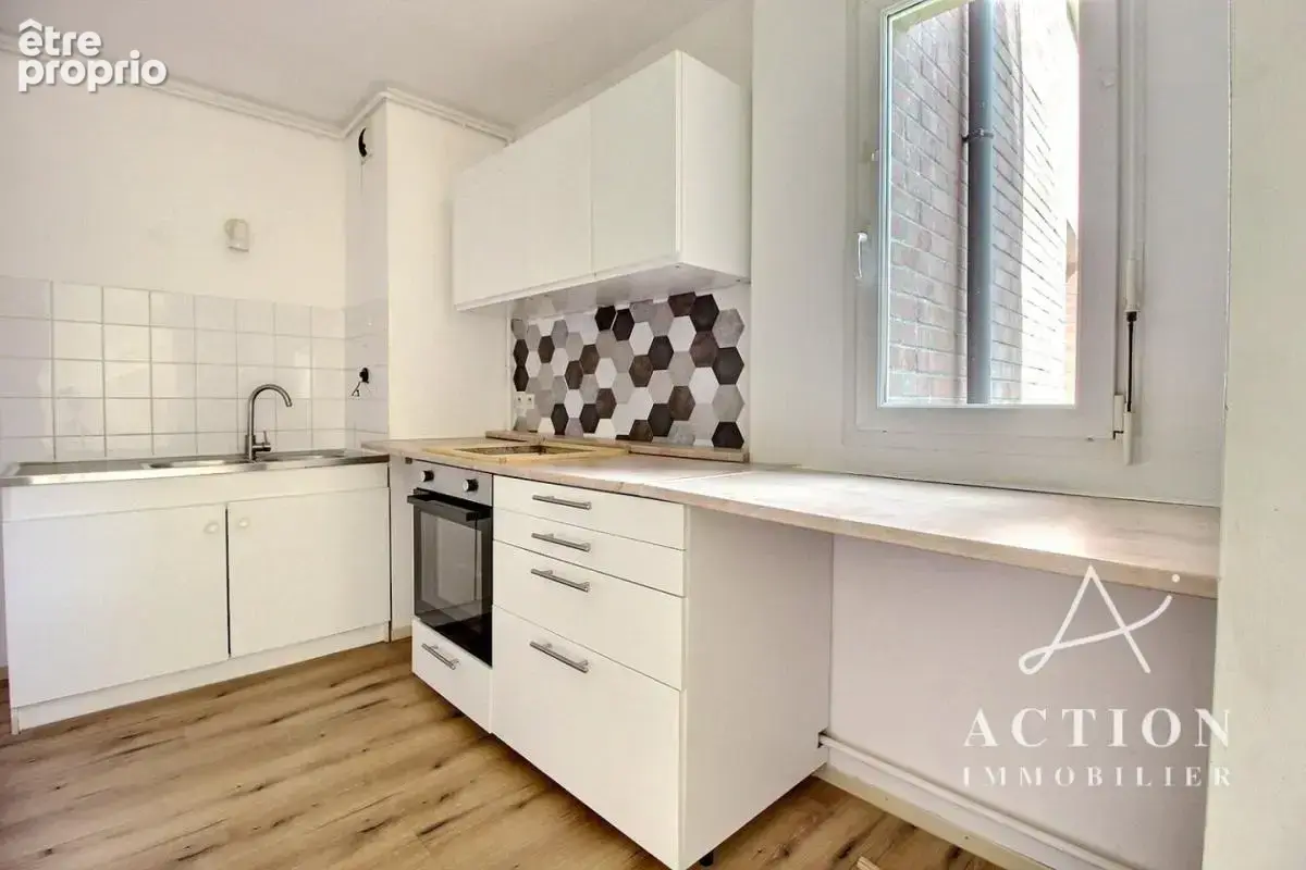 Lys-lez-Lannoy - appartement en rez-de-jardin où l'on pose ses meubles de 53 m² - 1 chambre - photo 3