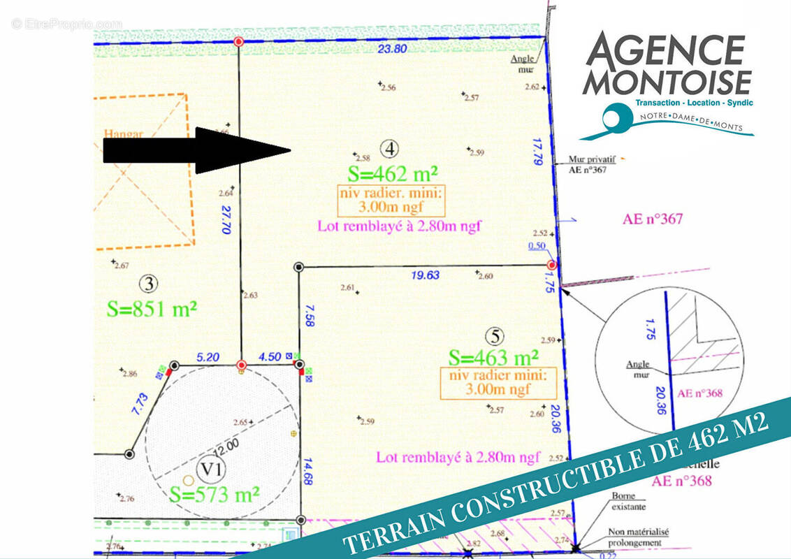 Terrain à NOTRE-DAME-DE-MONTS
