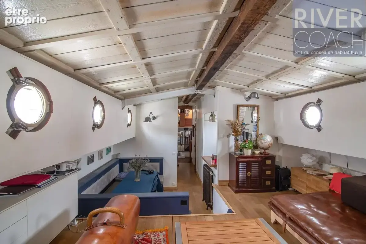 Péniche à vendre à Asnières-sur-Seine dans un port privé - photo 1