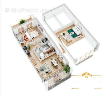 Appartement 64 m² à Bussy-Saint-Georges  - photo 7