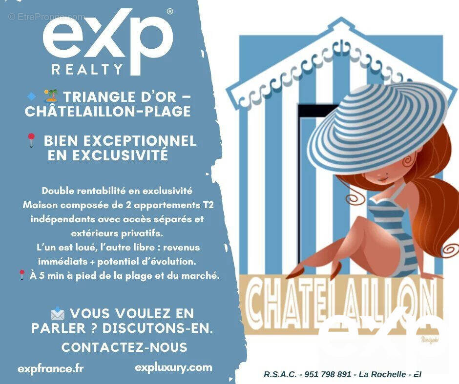 Maison à CHATELAILLON-PLAGE