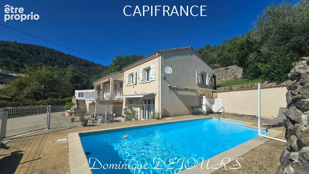Ardèche, Vallée de l'Eyrieux, St Fortunat,grande maison et gîte à exploiter - Jardin - Source - Grand Garage - photo 3
