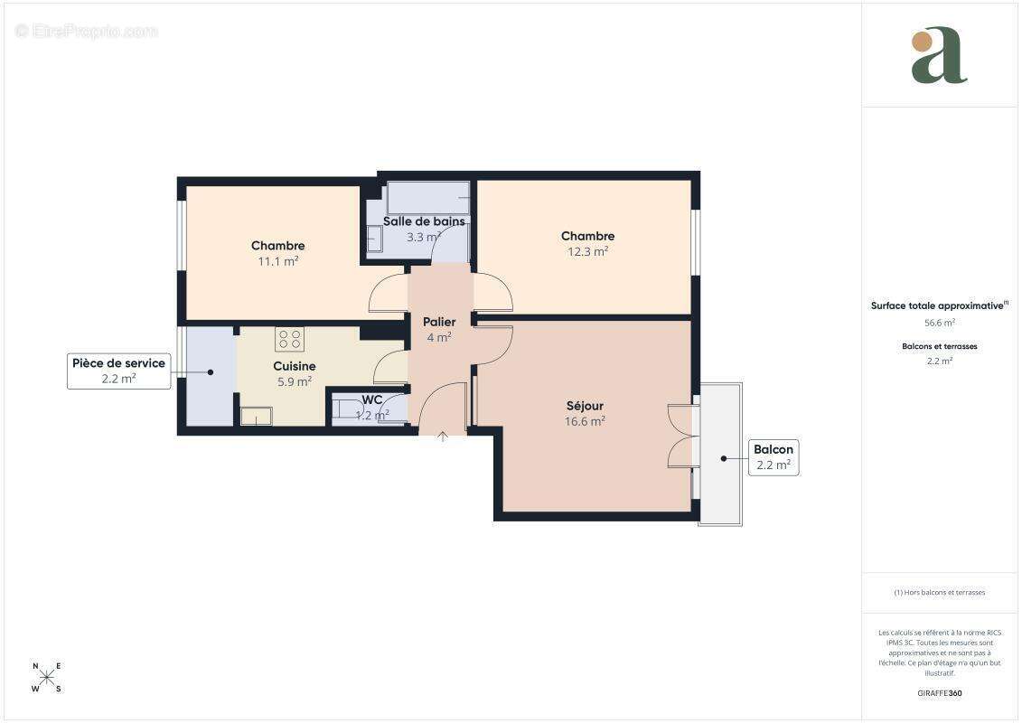 Appartement dans une résidence rénové en vente à Nantes, Avenue Richelieu (44100) - photo 9