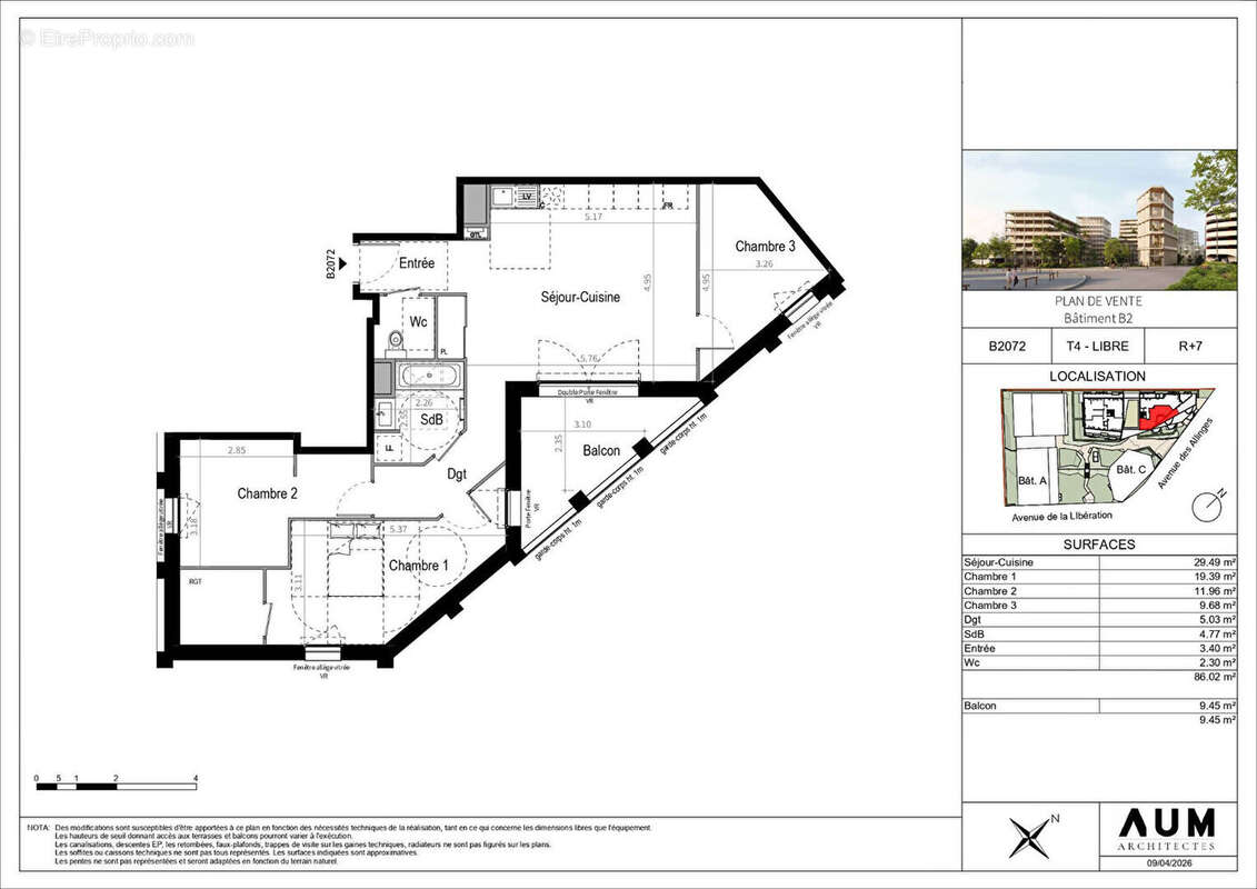 Appartement à THONON-LES-BAINS