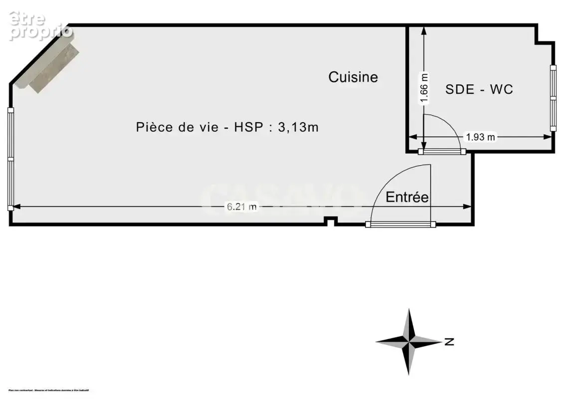 Vente Appartement 1 pièce de 18m² - 75015 Paris - photo 2
