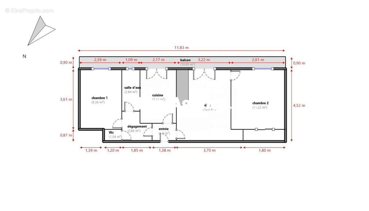 Appartement à MARSEILLE-10E