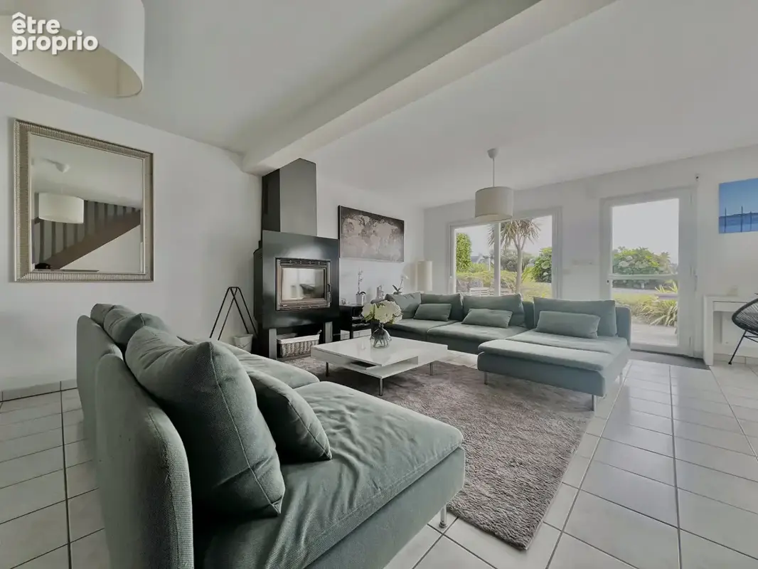VENTE d'une maison T7  à PORSPODER -vue mer- piscine couverte - photo 5