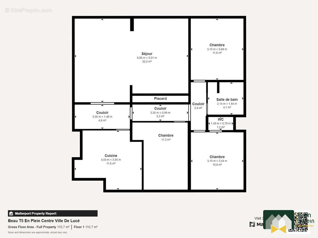 Appartement à LUCE