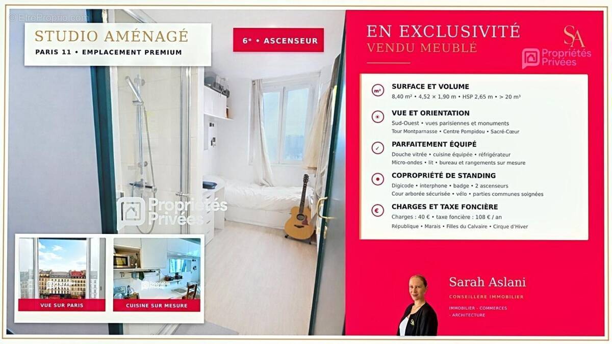 Appartement à PARIS-11E