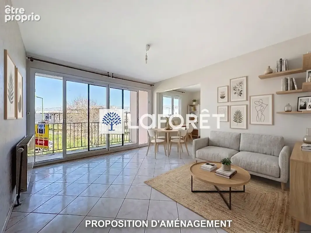 Appartement St Maurice De Beynost T3 de 68.50 m² avec balcon, place de parking et cave - photo 3