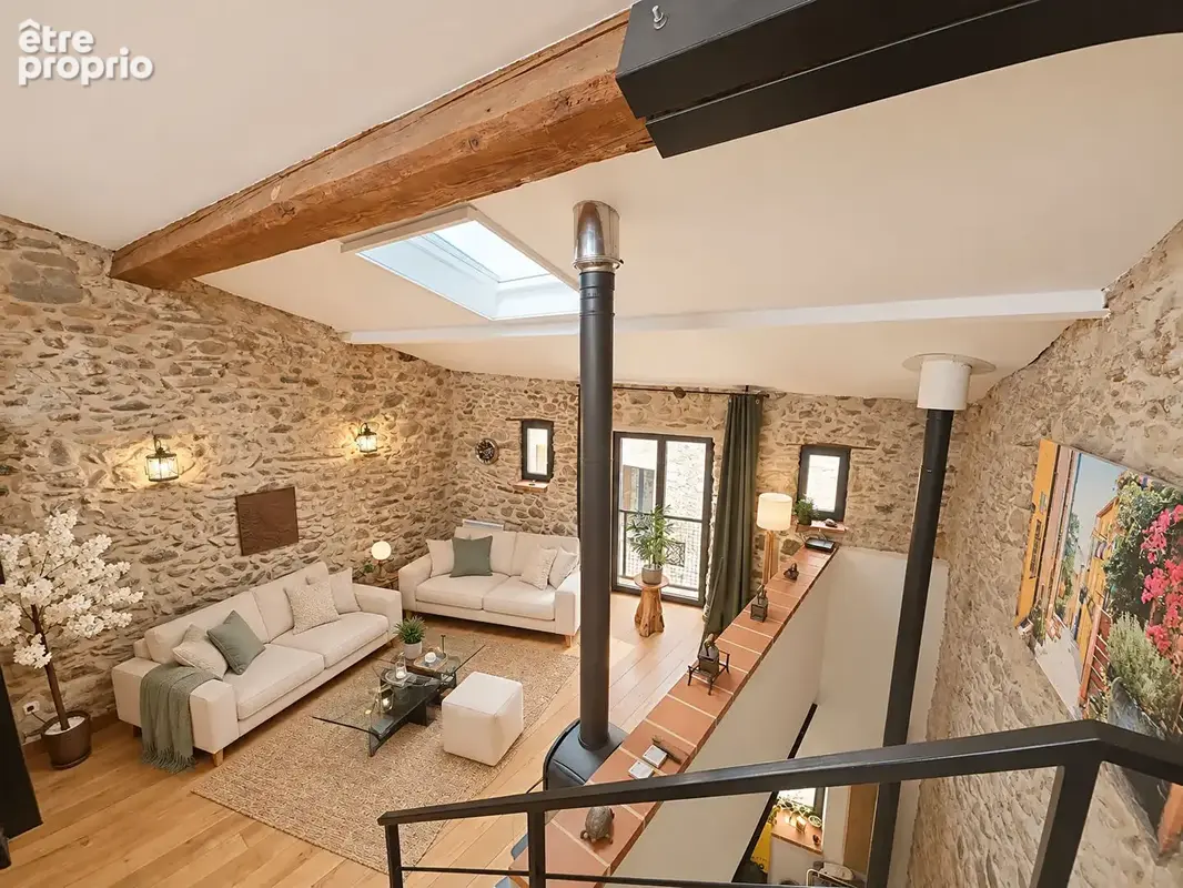 Maison de caractère en pierre ? Esprit loft, mezzanine et cour privative - photo 6