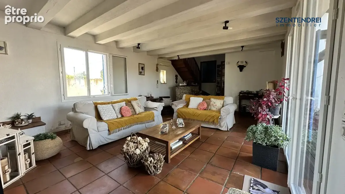 Szentendrei Immobilier - maison + dépendance - LUNEL - Grand terrain 