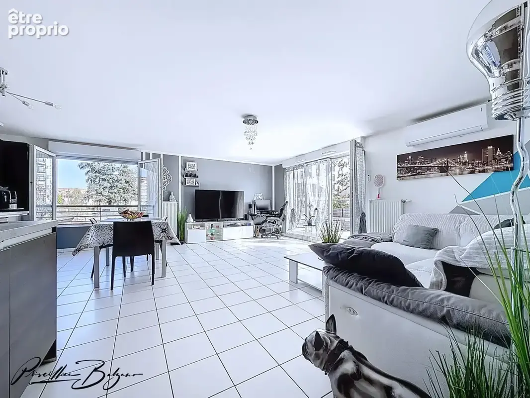 Appartement à vendre 5 pièces saint fons (69 saint-fons – t5 dernier de 104 m² étage avec terrasse 26 m² – résidence récente - photo 13