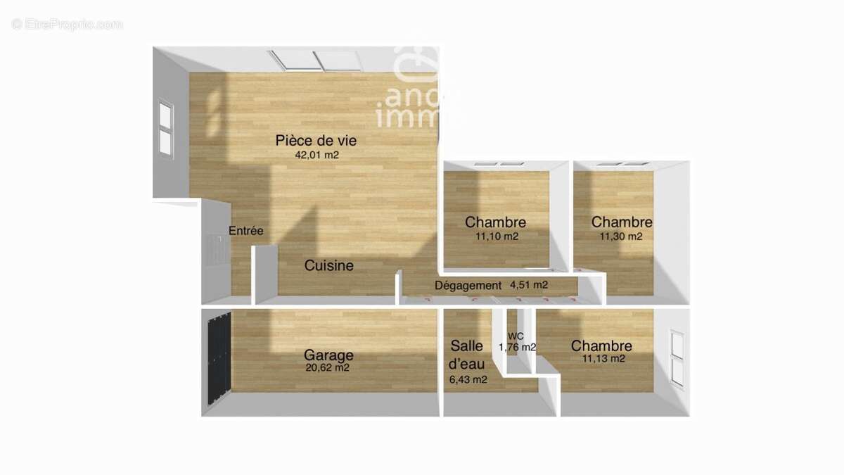 Exclusivité - montamise (86360) - maison plain pied - 88 m2 - photo 2