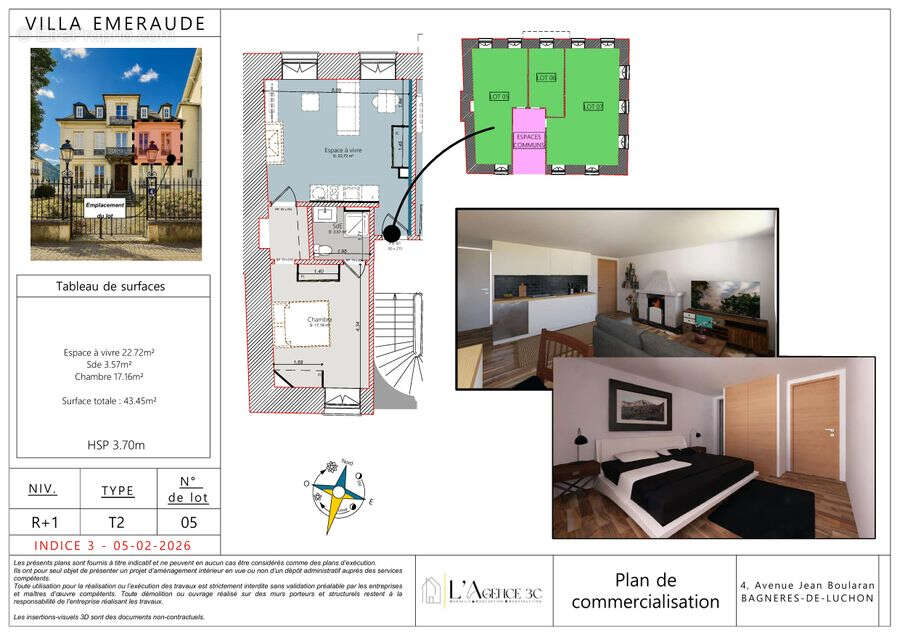 Appartement à BAGNERES-DE-LUCHON