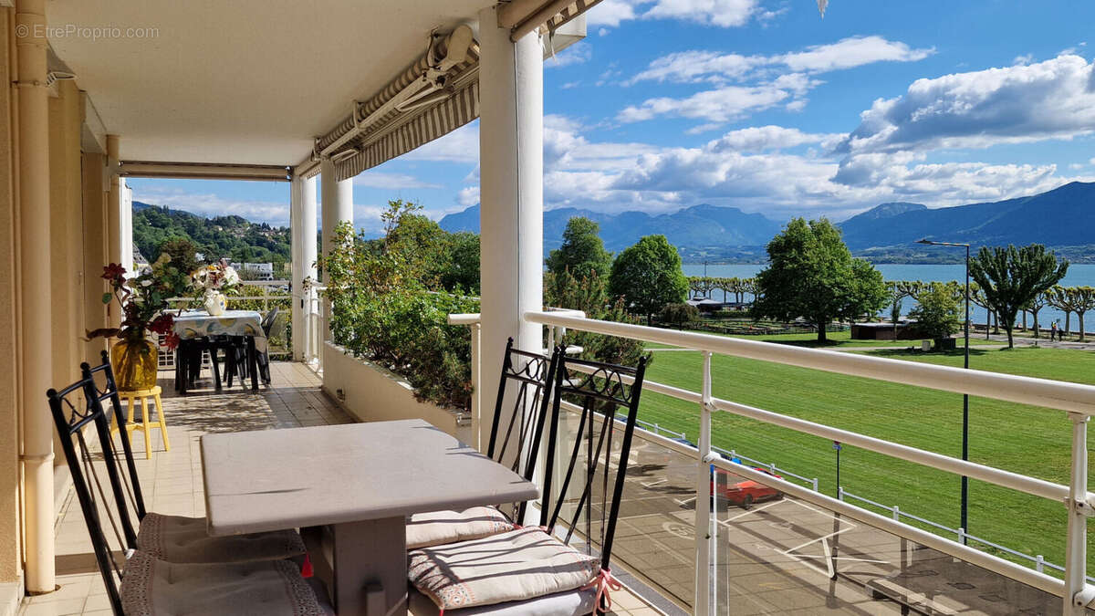 Appartement avec terrasse et vue panoramique sur le lac du Bourget - photo 7