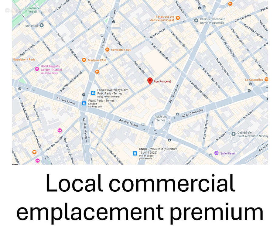 Paris 17 - rue poncelet - local commercial avec cave - emplacement premium - photo 3