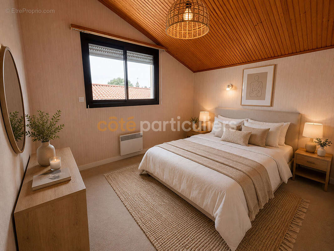 Saint-jean-de-monts -- centre-ville -- appartement t4 -- 3 chambres -- 116 m2  -- parking box ferme -- terrasse - photo 12