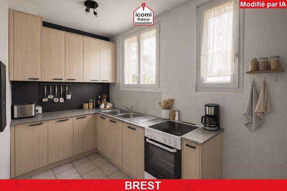 Finistere - brest (29200) - a vendre - appartement - duplex - 1 chambre - beau potentiel - petite copropriete - ideal investisse - photo 9