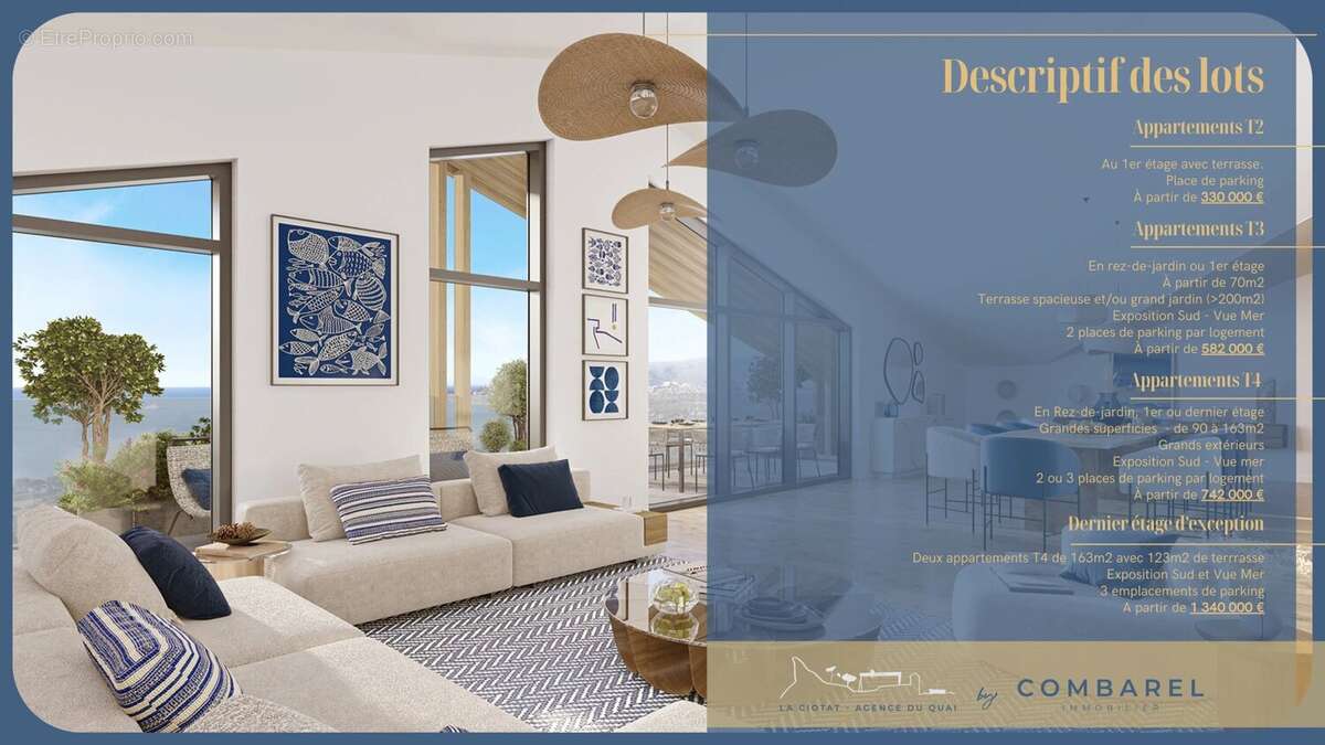 Appartement à LA CIOTAT