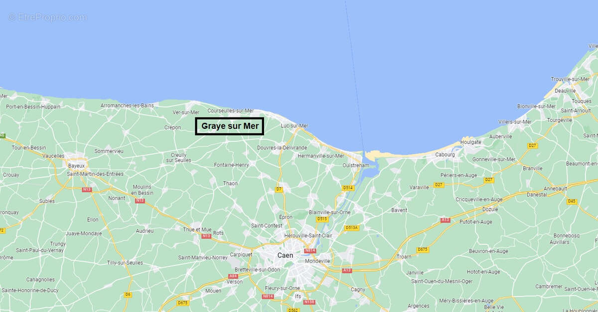 Terrain à GRAYE-SUR-MER
