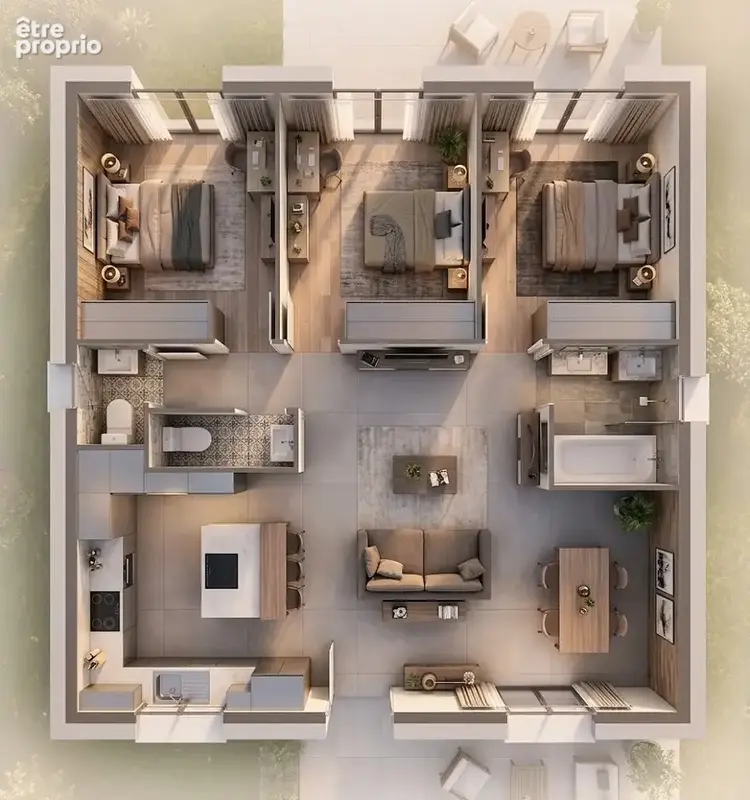 Maison Neuve - ORCET - 3 Chambres - photo 1