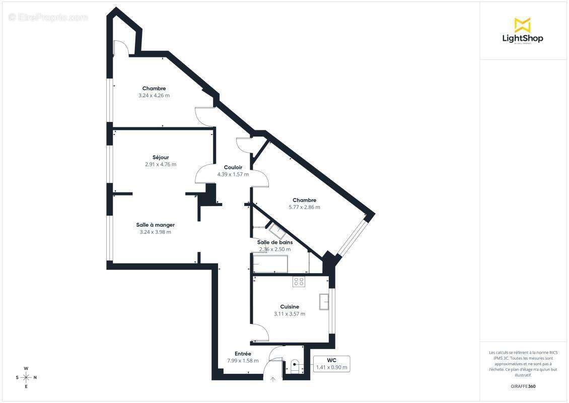 Appartement à LYON-3E