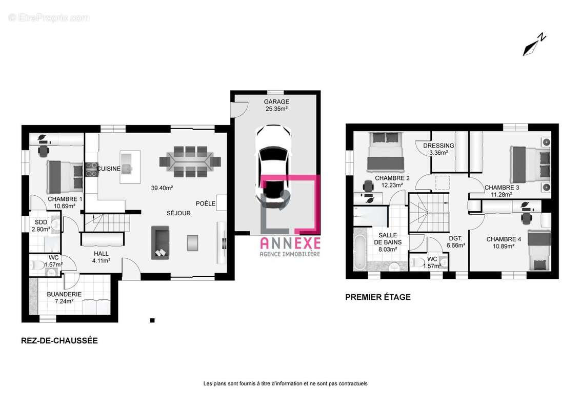 Maison à FONTAINES-SAINT-MARTIN