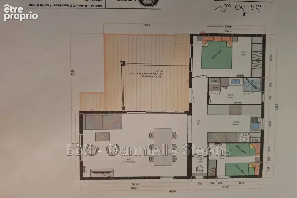 Maison 51 m² à Caurel  - photo 3