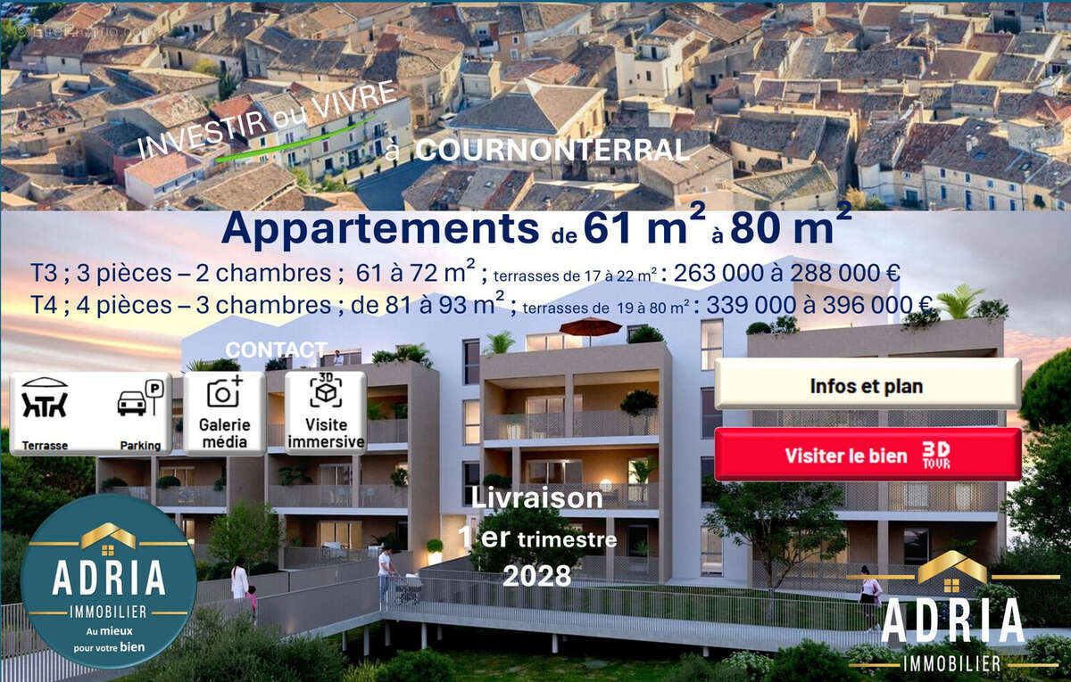 Appartement à COURNONTERRAL