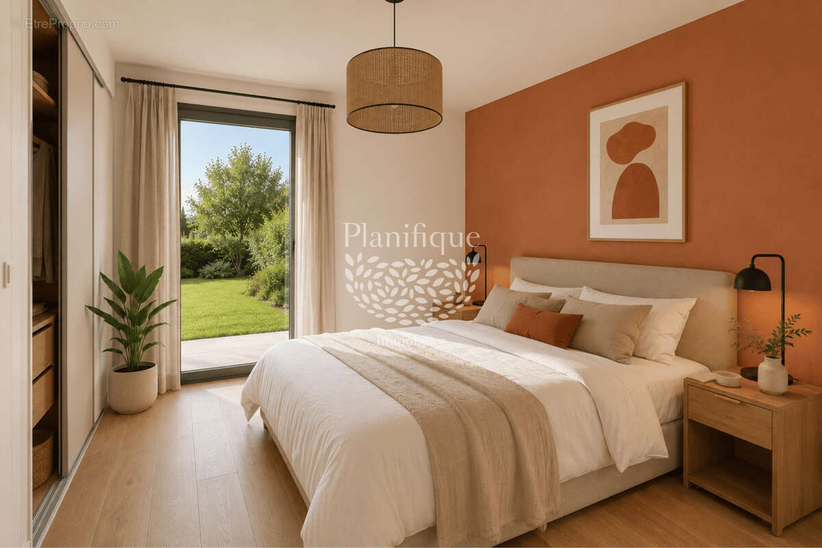 Yvoire — T2 en rez-de-jardin avec terrasse, jardin privatif de 40 m2 et garage - photo 4