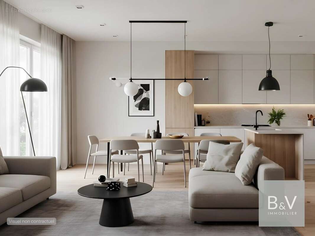 Appartement d'exception de 91 m² avec rooftop privatif de 100 m²,  aperçu mer, garage et cave - photo 2