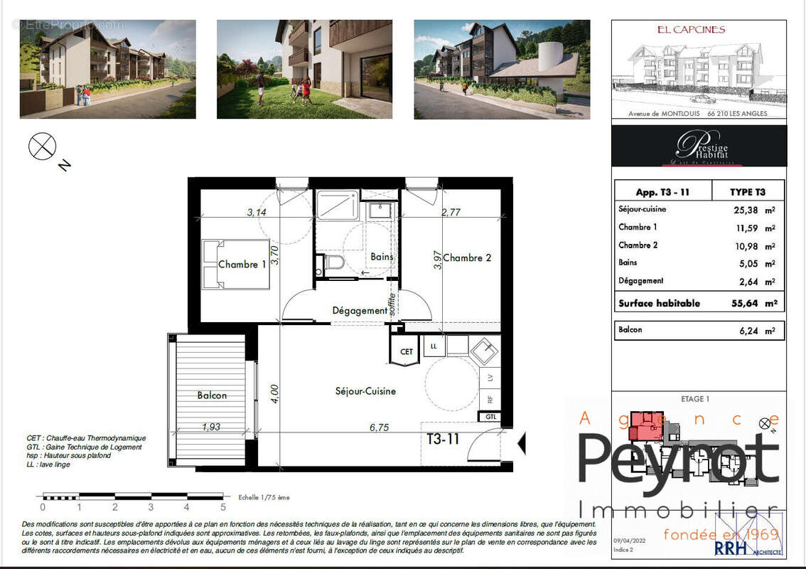 Appartement à LES ANGLES