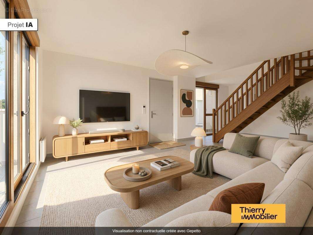 T3 duplex avec terrasse - photo 3