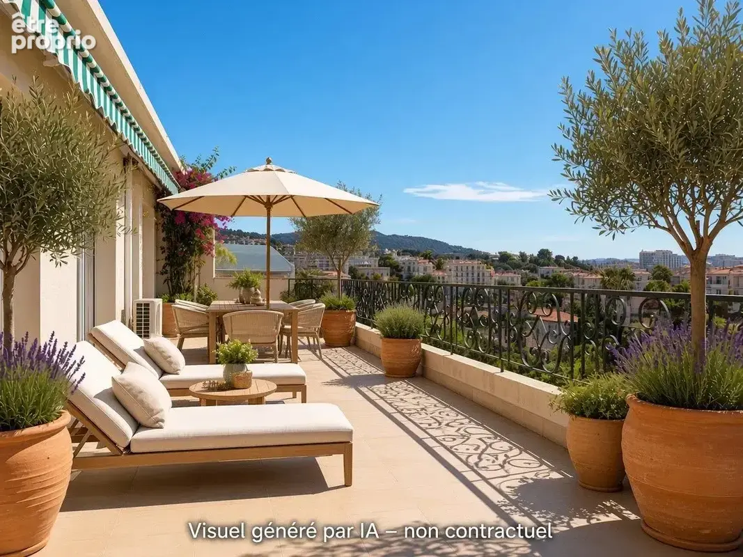 Baisse de prix – 940 000 € – appartement-villa – 152 m² de terrasse – nice libération - photo 8