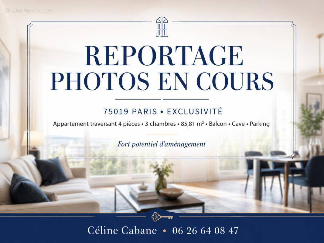Appartement à PARIS-19E