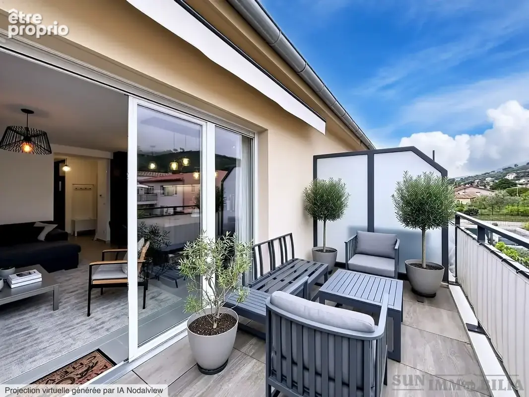 Appartement 3 pièces 62 m² à vendre à Carros (06510) - photo 2