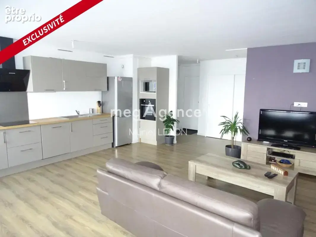 T4 - 2 chambres + Salon - 78 m² -  balcon - photo 2
