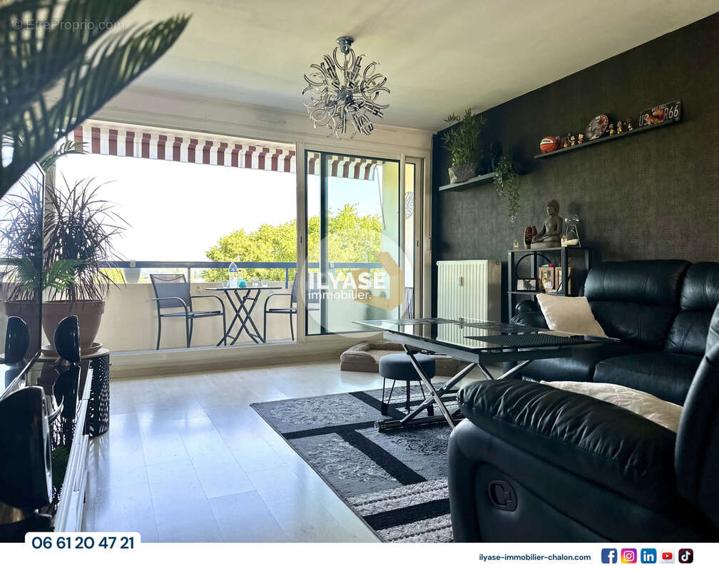 Appartement T4  93 m2  2 balcons  1 garage  1 cave - photo 3