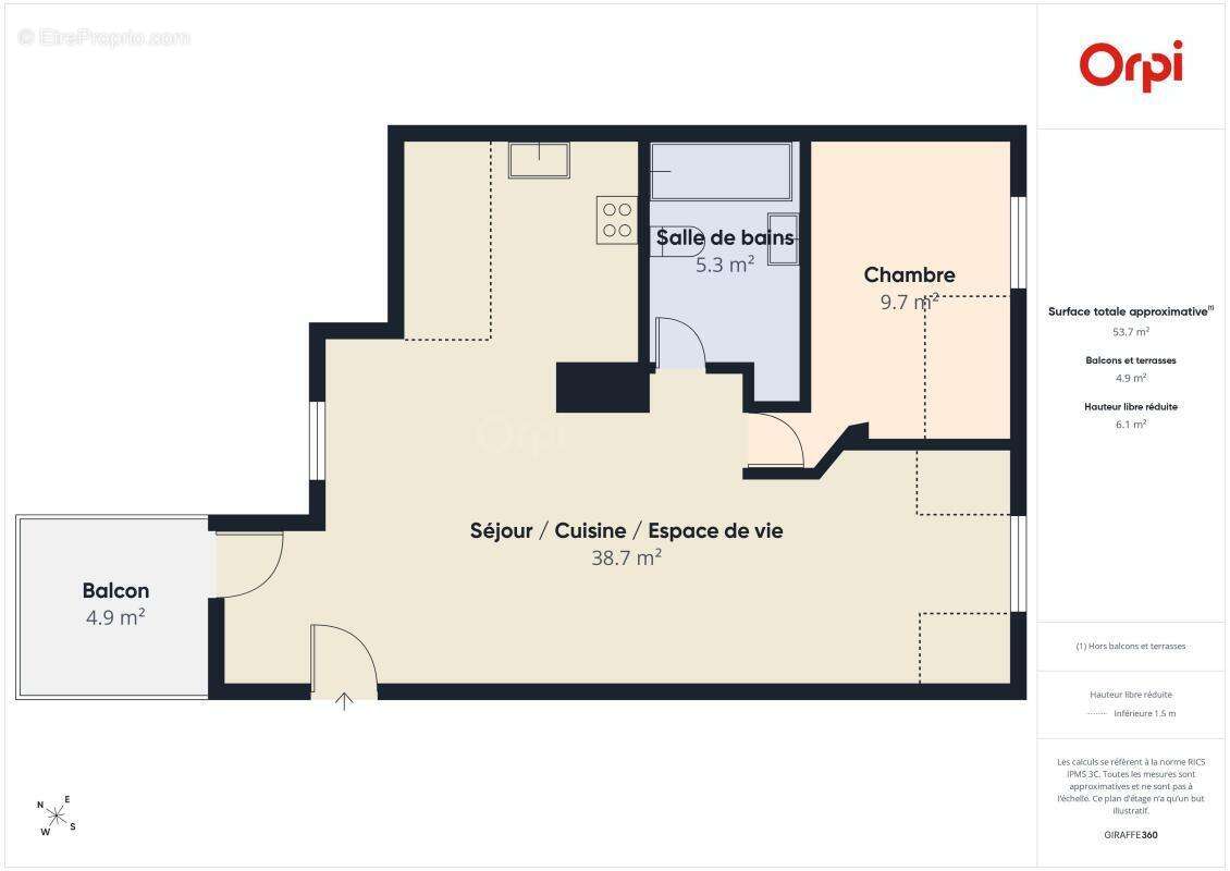 STRASBOURG – Route de Schirmeck  Charmant 2 pièces atypique avec balcon, mezzanine et cave - photo 13
