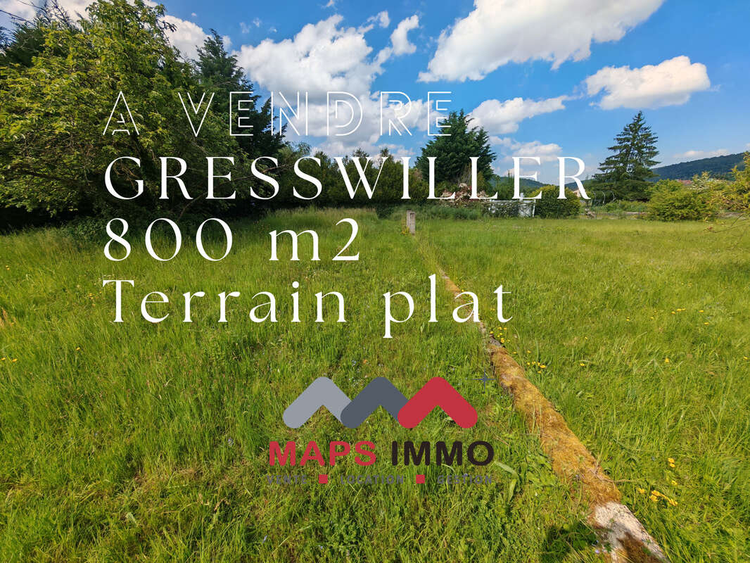 Terrain à GRESSWILLER