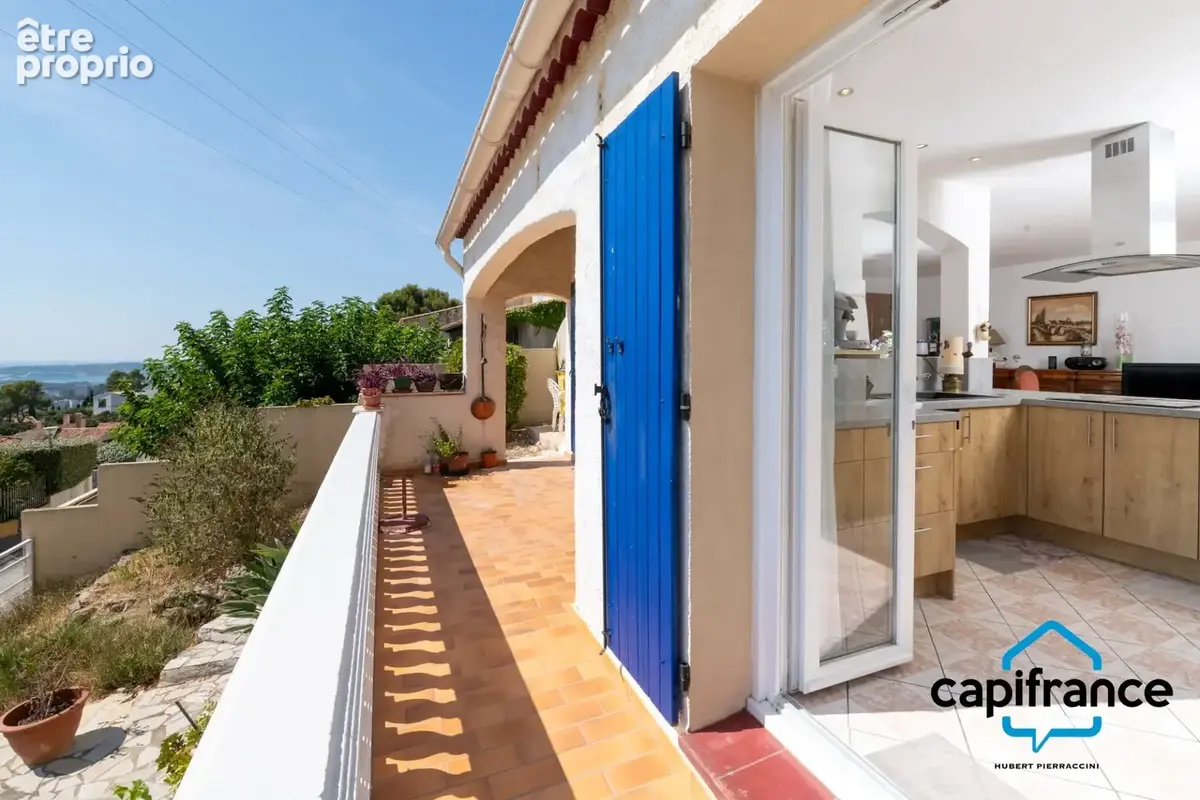 83 Toulon 4 chemins/le Baou, Villa 118m2 ( et plus de 35  m2 buanderie, annexe) vue mer calme 6 pieces 1053 m2 - photo 9